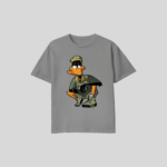 Urban Duck T-Shirt printed with vibrant DTF graphics on a premium cotton blend unisex tee available in white, black, and grey.