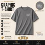 Custom DTF printed T-shirt with personalized design