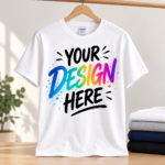 Custom DTF printed T-shirt with personalized design