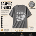 Custom DTF printed T-shirt with personalized design