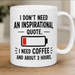 Work & Adulting Humor Mugs featuring funny workplace and everyday life sayings on white ceramic coffee mugs