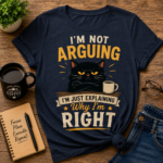 Funny sarcastic graphic t-shirt collection featuring animal, coffee, camping, and humorous designs