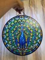 Bird Acrylic Suncatchers featuring colourful peacock, Philippine eagle and blue jay designs for window decor
