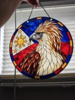 Bird Acrylic Suncatchers featuring colourful peacock, Philippine eagle and blue jay designs for window decor